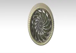 دانلود مدل سه بعدی موتور هواپیما در نرم افزار Catia