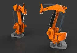 دانلود مدل سه بعدی ربات ABB IRB 760 در نرم افزار Solidworks