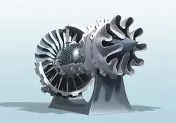 دانلود مدل سه بعدی موتور جت در نرم افزار Catia