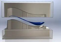 پروژه طراحی قالب قاشق در نرم افزار سالیدروک