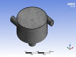 پروژه شبیه سازی اختلاط سیال در میکسر استاتیک در نرم افزار انسیس فلوئنت ANSYS Fluent