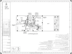 نقشه تاسیسات مکانیکی ساختمان 5 طبقه - داکت اسپیلت
