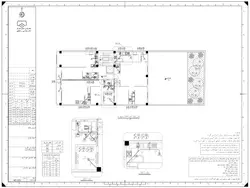 نقشه تاسیسات مکانیکی ساختمان 5 طبقه - داکت اسپیلت