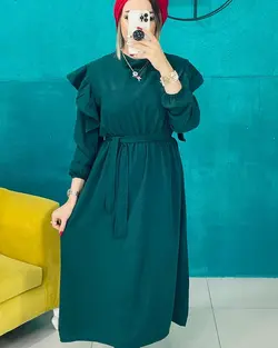 پیراهن یلدایی کرپ