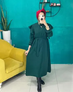 پیراهن یلدایی کرپ