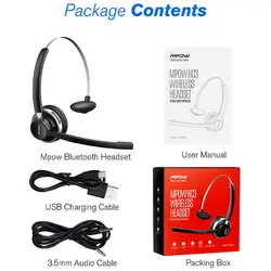 هدفون بی سیم Mpow HC3 با میکروفون (BH232B)