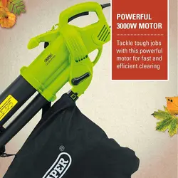 دمنده، مکنده و خردکننده دراپر مدل 82116 Draper 3000w 3 in 1 Garden Vacuum