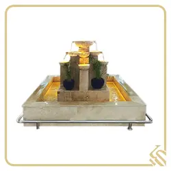 آبنما سنگی 9 ستونه سیلویا