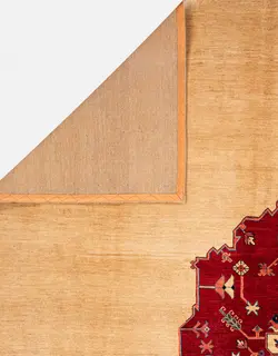 گبه دستباف پنج متری هریس مدرن کرمی