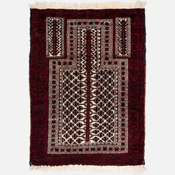 فرش دستباف یک متری وینتج بلوچ سجاده الوان