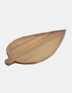 سینی چوبی طرح سرو لبه ساده بزرگ