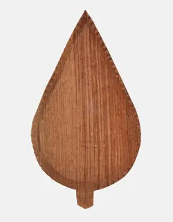 سینی چوبی طرح سرو لبه کنگره بزرگ