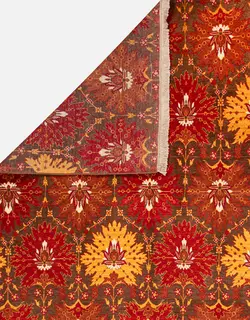 گبه دستباف کردستان ترانه قهوه ای پنج متری
