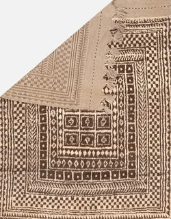 گبه دستباف بختیاری قابی کرم پنج متری