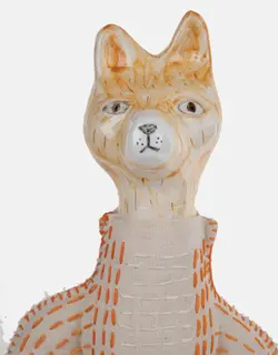 عروسک سرامیکی طرح روباه