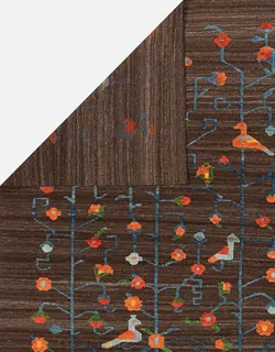 گلیم فرش دستباف بختیاری طرح سایه