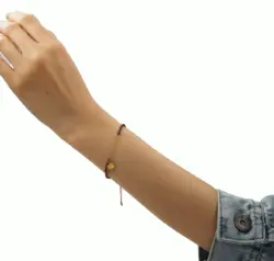 دستبند گارنت قلب