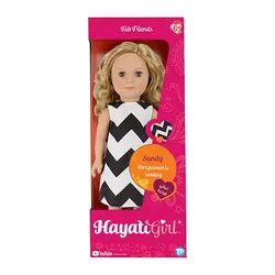 عروسک سندی با لباس بافتنی کد:480036 Hayati Girl Doll Sandy Weavy Dress