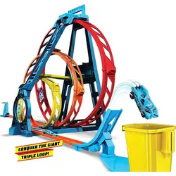 خرید پیست هات ویلز مدل 3 حلقه Hot Wheels Track Builder Triple Looping
