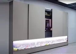 مکانیزم این لاین خطی برقی وال هنگ دیواری کابینت و کمد TV چهاردرب سینکرونایز متقارن فانتونی K084 - K085