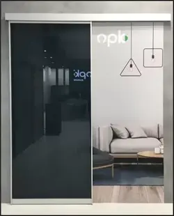 مکانیزم wall hang side با پروفیل آلومینیومی دور درب با عرض حداکثر ۱۲۰ فانتونی K105