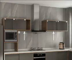 مکانیزم تاپ لاین TM2 دو درب توکار شیشه ای با عرض حداکثر ۲۴۰ فانتونی K523