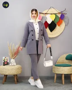 ست کت شلوار وانیک c216