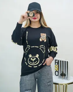 بلوز لانگ خرس کد d698