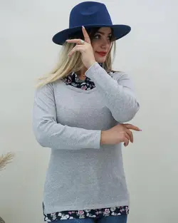 بلوز فانریپ یقه مردانه کد d578