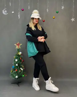 ست هودی شلوار کد d500