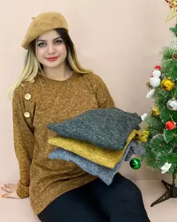 بلوز سکه ای کد d451