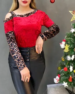 بلوز مخمل رومی کد d493