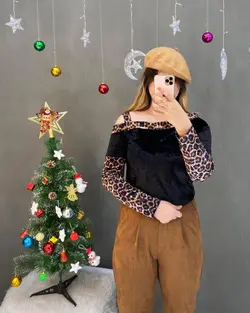 بلوز مخمل رومی کد d493