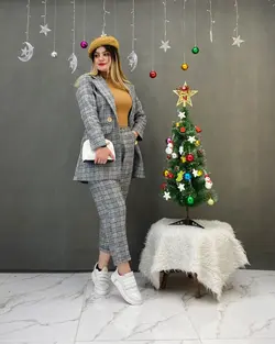 کت و شلوار پشمی وانیک کد d368