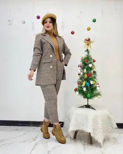 کت و شلوار پشمی وانیک کد d368