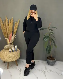 ست هودی شلوار کرک d162