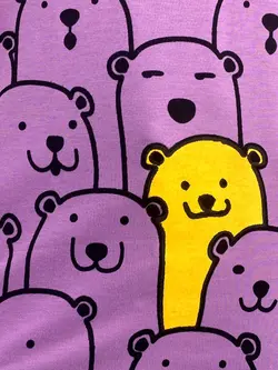 بلوز چاپ خرسی کد D107