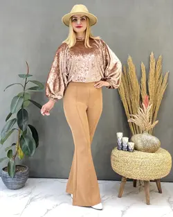 نیم تنه مخمل کدd108