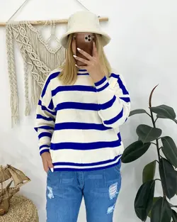 بلوز بافت راه راه d128