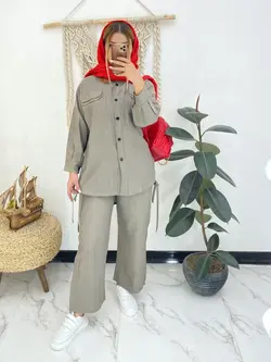 ست مانتو شلوار بابوس C950