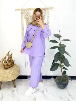 ست مانتو شلوار بابوس C950