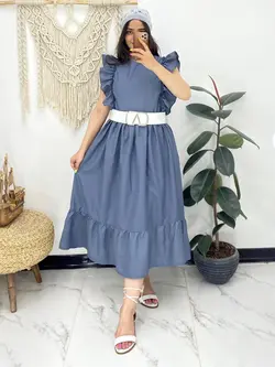 پیراهن ساحلی بلند رنگی c996