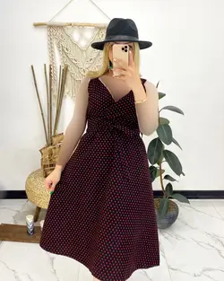 پیراهن خالدار c968