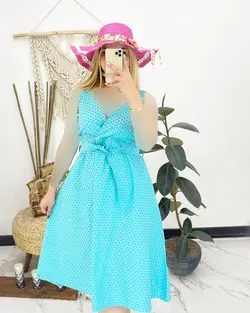 پیراهن خالدار c968