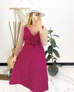 پیراهن خالدار c968