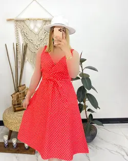 پیراهن خالدار c968