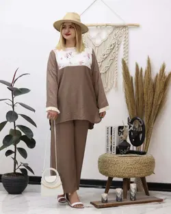 ست مانتو شلوار کرسپو کدc812