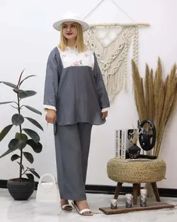 ست مانتو شلوار کرسپو کدc812