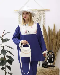 ست مانتو شلوار کرسپو کدc812