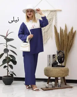 ست مانتو شلوار کرسپو کدc812